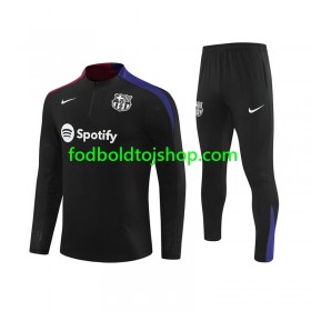 FC Barcelona Sort Sweatshirt Dragt 2024-25
